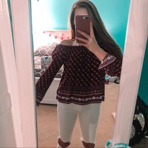 ⚡️FLASH SALE⚡️Aeropostale Off the Shoulder Top